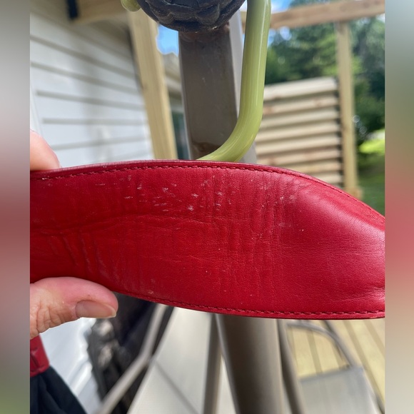 Kate Spade New York Small Gabi Nylon Black Red Top Zip Shoulder Purse - Picture 11 of 13